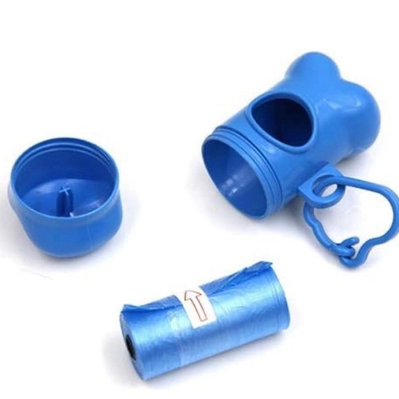 “Bone Dog Poo Dispenser” Disposable Pet Puppy Paw Print Poop Waste Sack Bag Roll - Picture 9 of 15